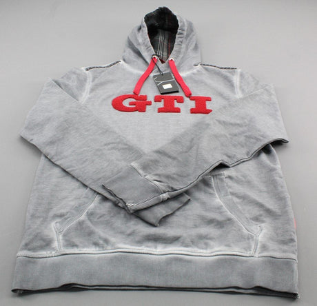 VW Volkswagen GTI collection men's hoodie in grey wash (M) 5KA084130B