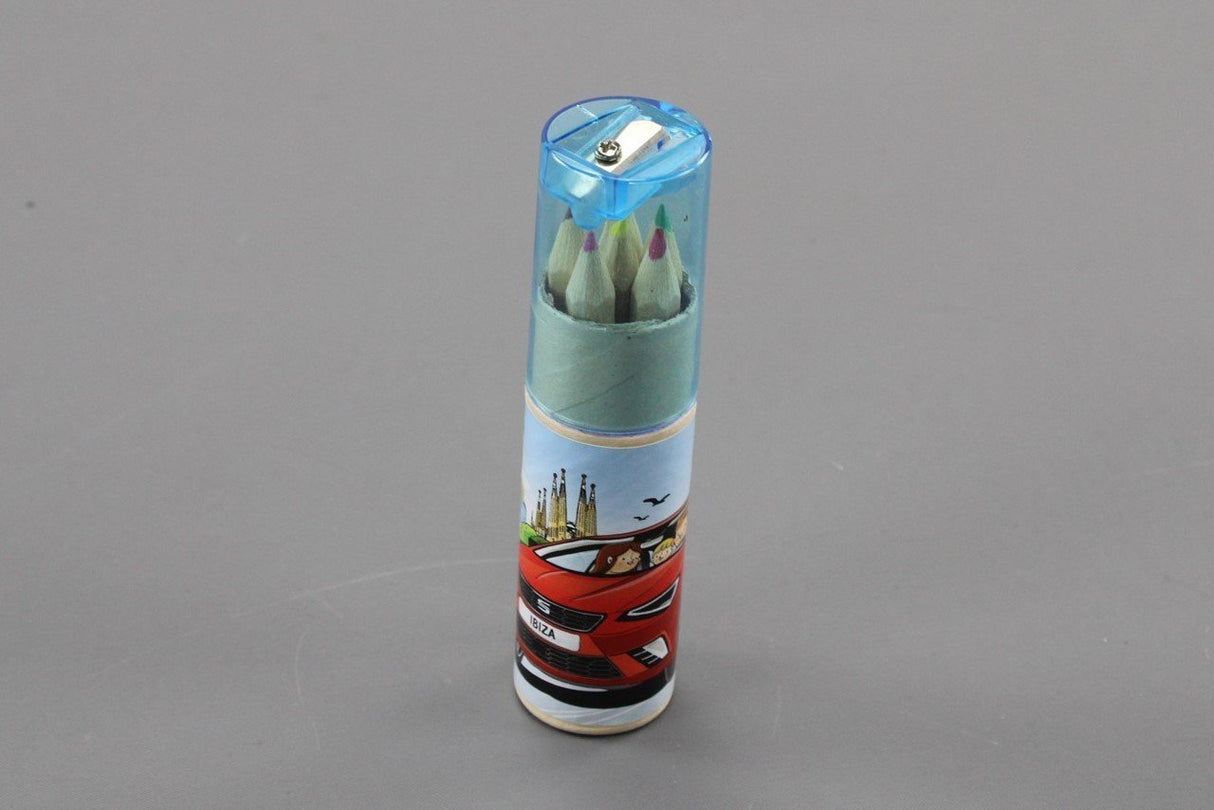 SEAT Children's travel coloured pencils and sharpener set 6H2087211 HAN