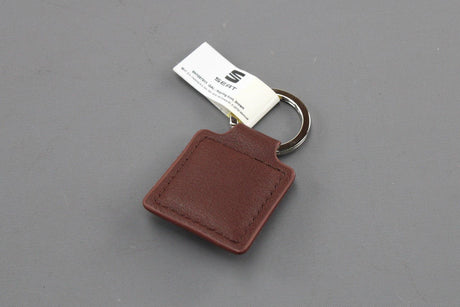 SEAT accessory icon logo leather look key ring (brown) 6H1087011 GAL