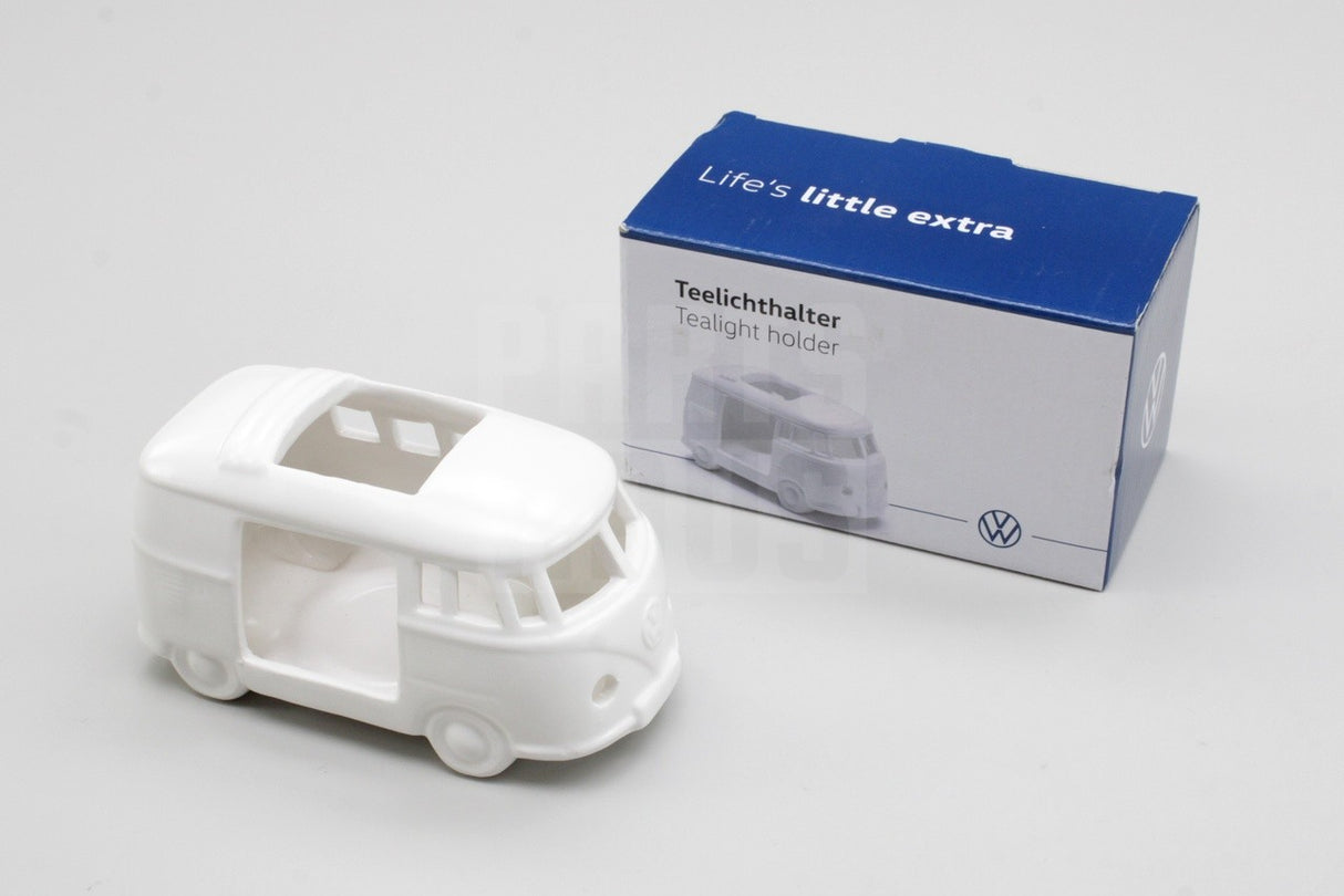 VW T1 camper porcelain tealight holder in white 5H9087798A