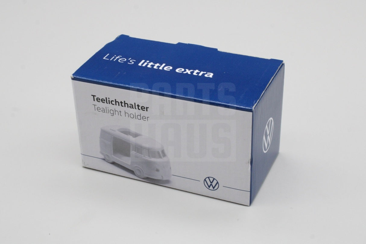 VW T1 camper porcelain tealight holder in white 5H9087798A
