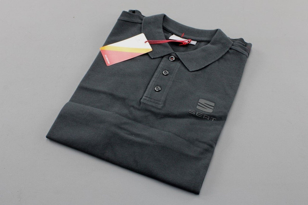 SEAT accessory men's polo shirt anthracite (small) 6H1084230A GAE