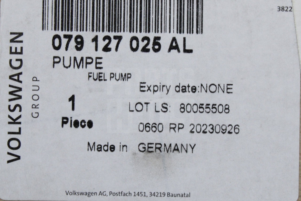 Audi RS4 B8 RS5 A8 4.2 V8 high pressure fuel pump 079127025AL