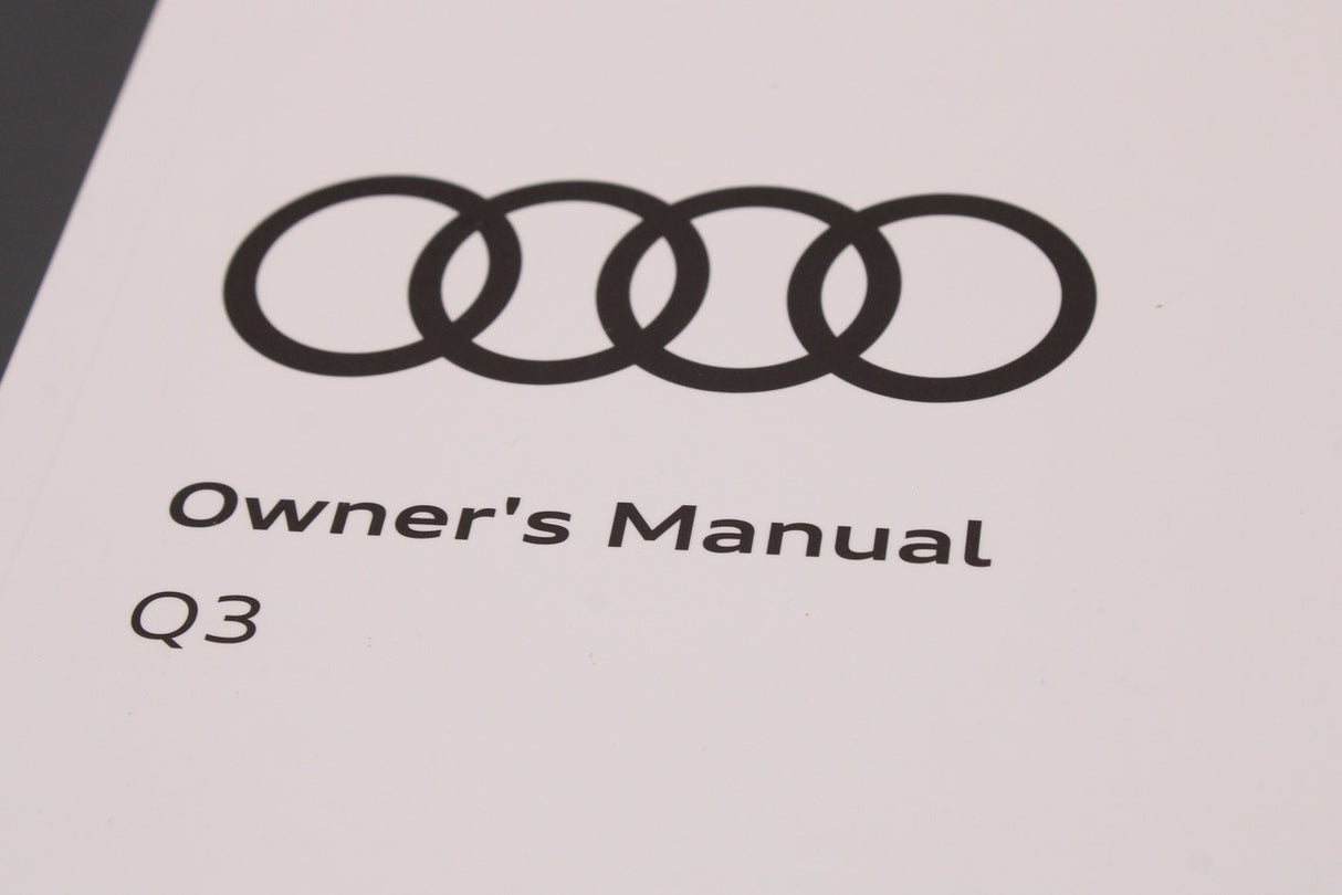 Audi Q3 owners manual (11 2018) 83A012720AB