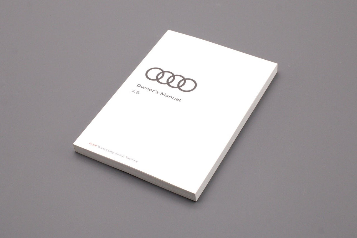 Audi A6 owners manual (11 2018) 4K0012720AD