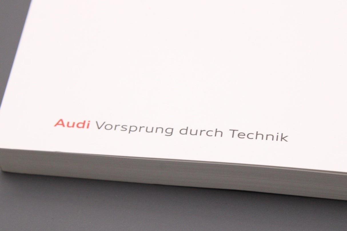 Audi A6 owners manual (11 2018) 4K0012720AD