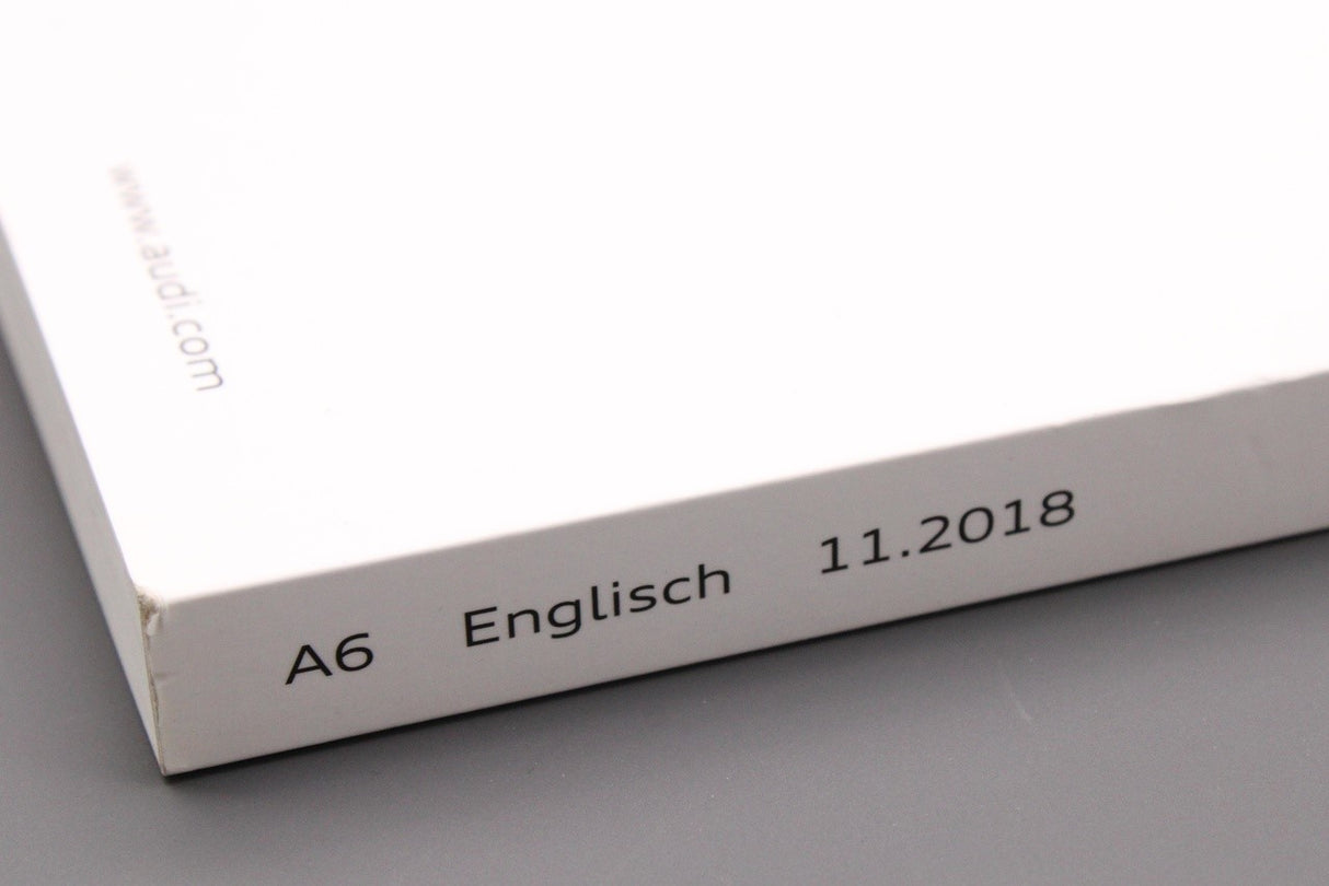Audi A6 owners manual (11 2018) 4K0012720AD
