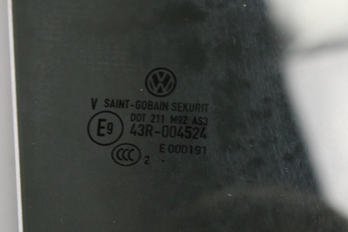 VW T-Cross 2019-on rear side window glass (right) 2GM845026A