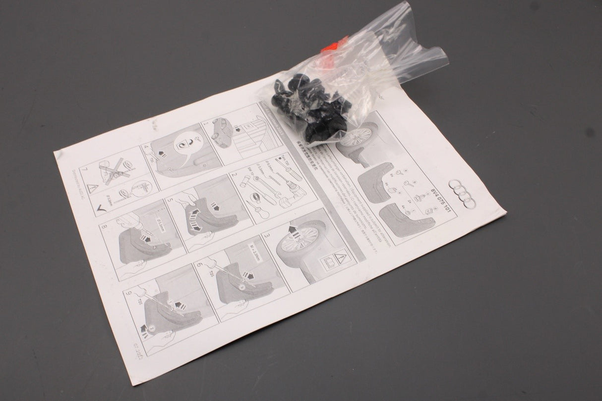 Audi A3 Sportback 2013-2016 mud flaps (rear) 8V4075101