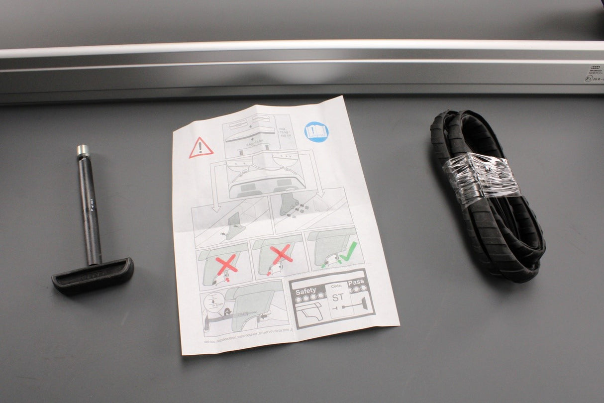 Audi Q5 2013-2017 roof bars (for vehicles with roof rails) 8R0071151AB