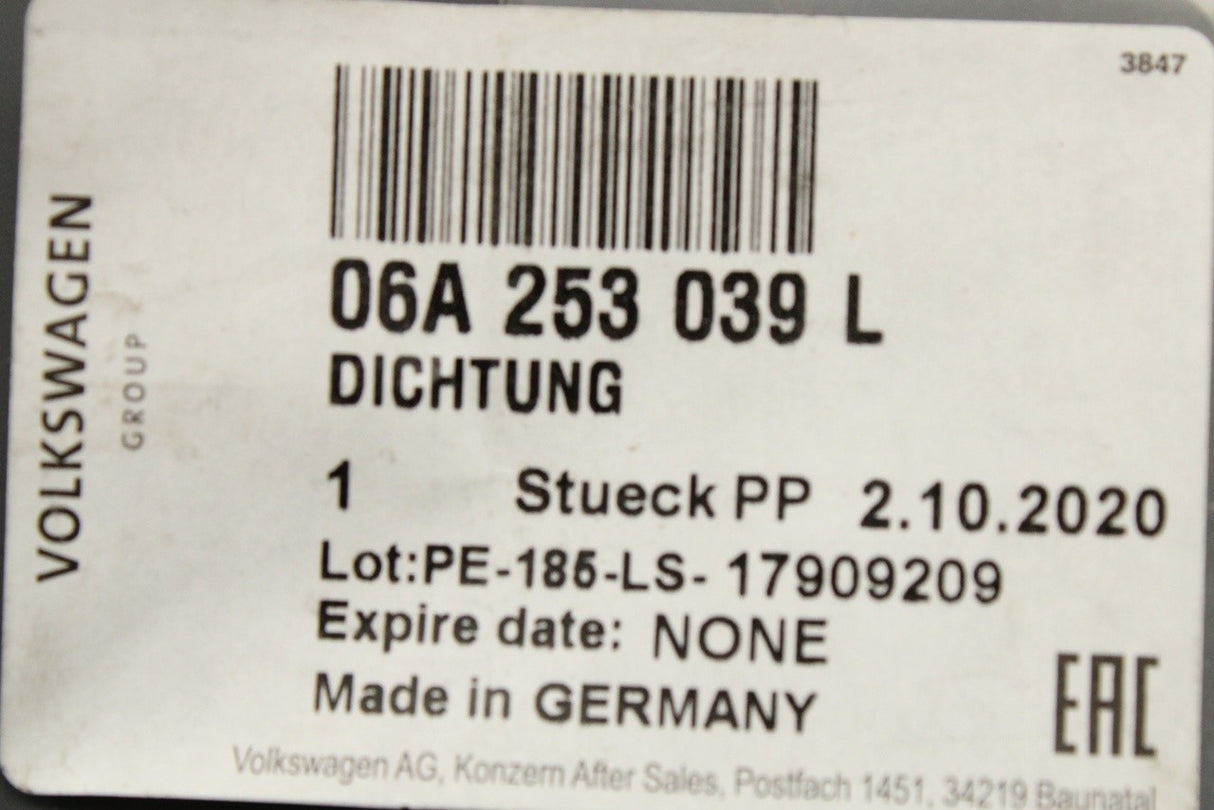 VW Audi Skoda SEAT 1.6 2.0 petrol exhaust manifold gasket 06A253039L