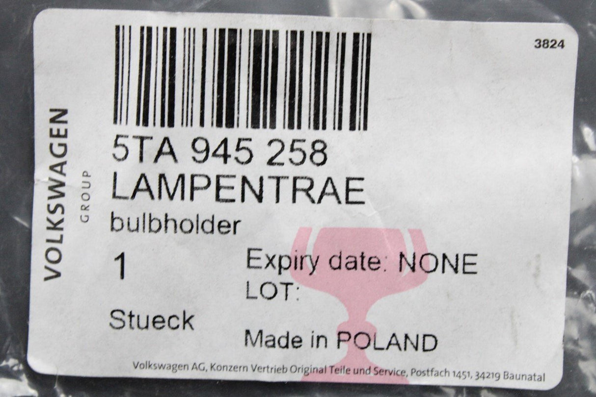 VW Touran 2016-on outer rear light bulb holder (right) 5TA945258