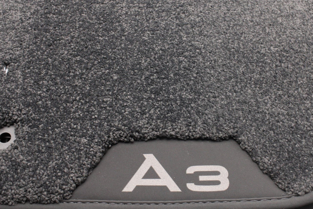 Audi A3 8V 13-20 RHD premium carpet floor mats set (front & rear) 8V2061275B/276 6PS