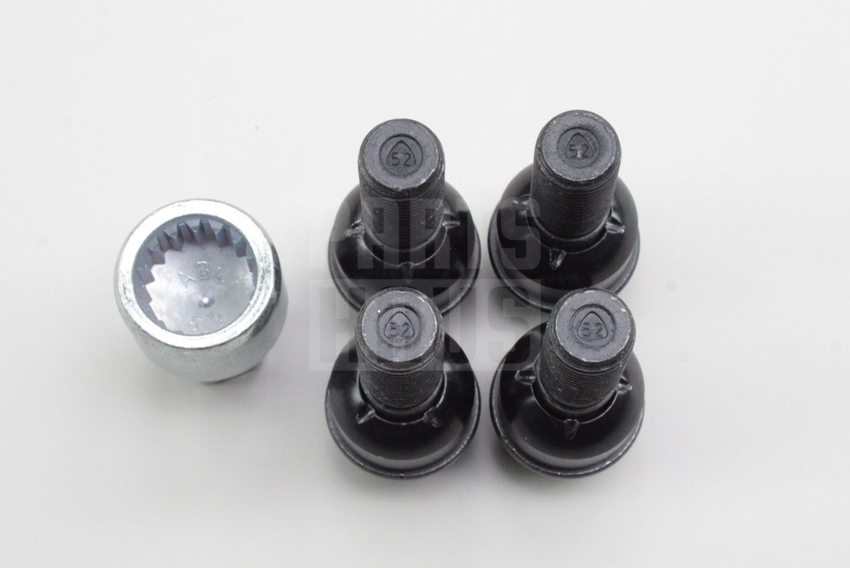 Audi e-tron GT 2021-on locking wheel bolts set 971698030