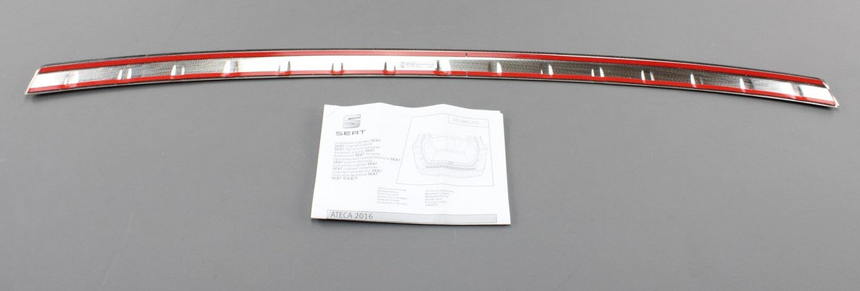 SEAT Ateca 17-On rear bumper load protector (stainless steel) 575061155