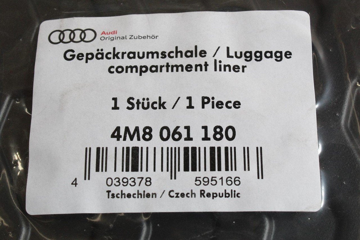 Audi Q8 RSQ8 2019-on semi-rigid boot load liner cargo mat 4M8061180