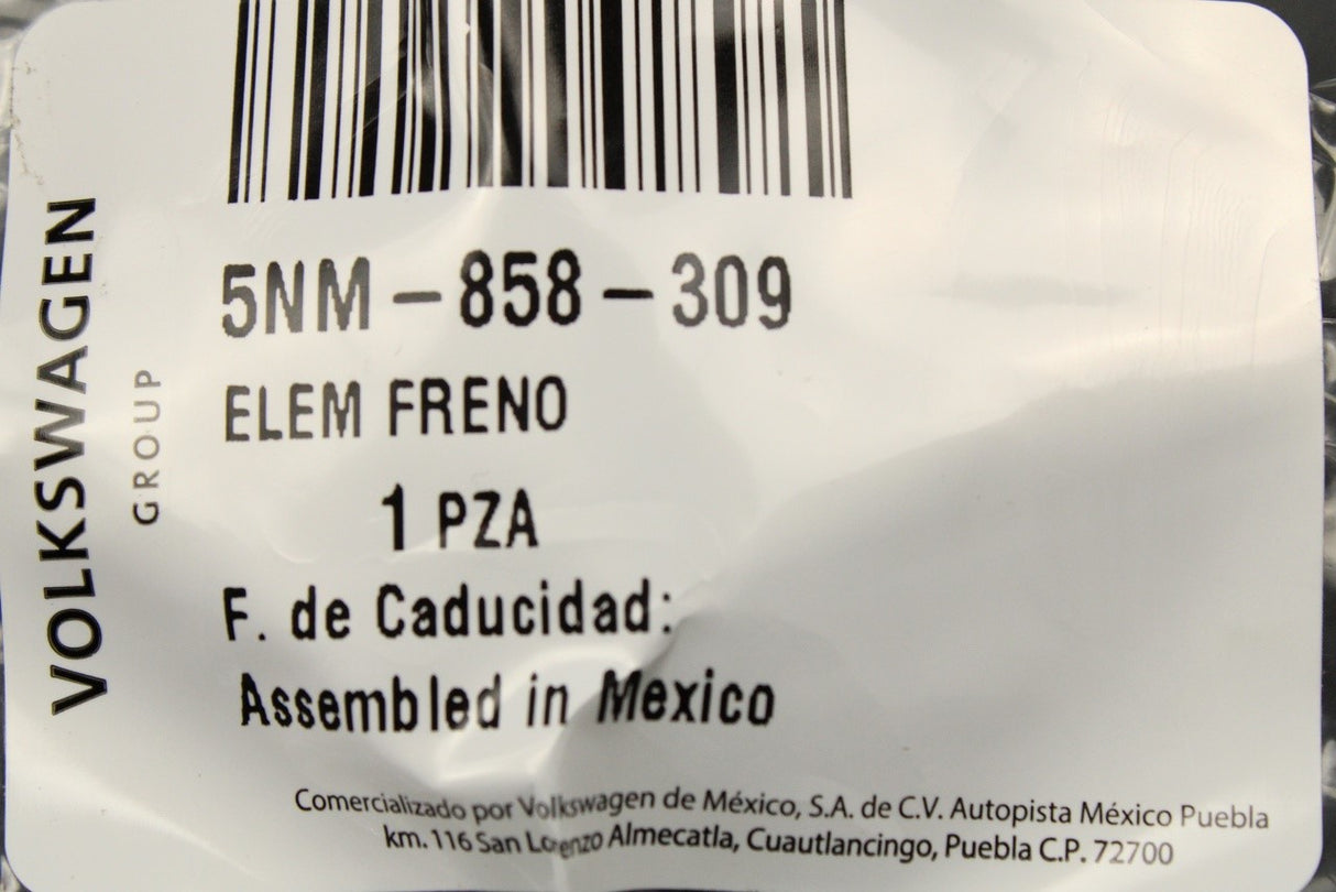 VW Tiguan Allspace 2018-on RHD glove box brake element 5NM858309