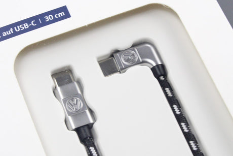 VW Volkswagen USB-C to USB-C braided media in cable (30CM) 000051446AD