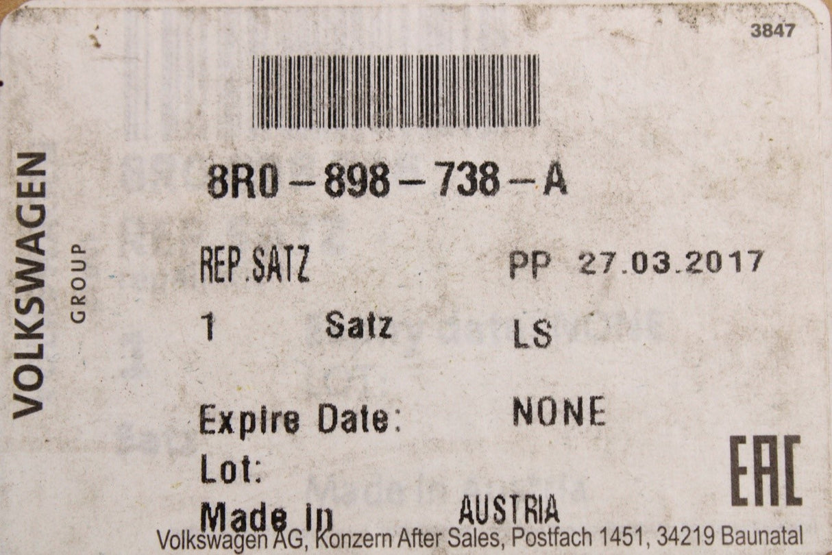 Audi repair kit 8R0898738A