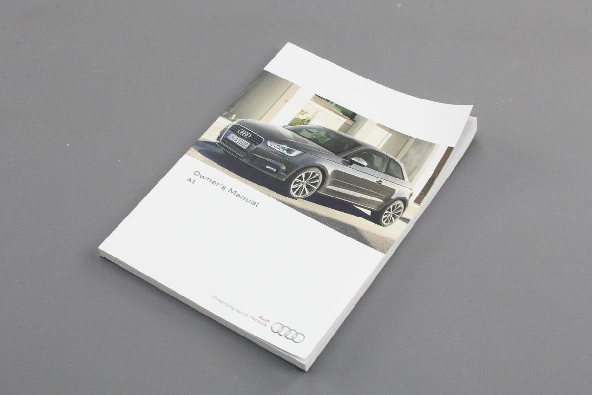 Audi A1 2015-2018 owners manual handbook 8XA012720AC