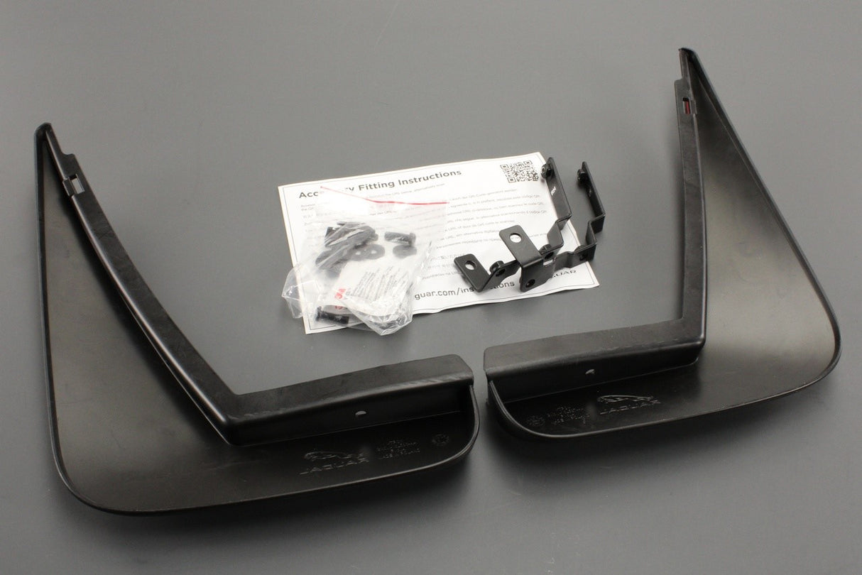Jaguar XF 2016-on mud flap set (rear) T2H12954