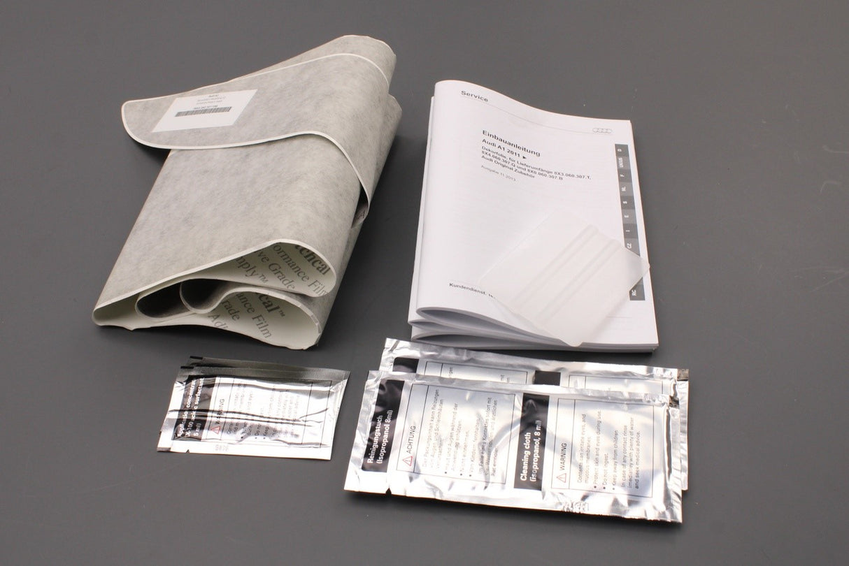 Audi A1 S1 15-18 accessory matt black boot lid vinyl film 8XA060307 Y9B