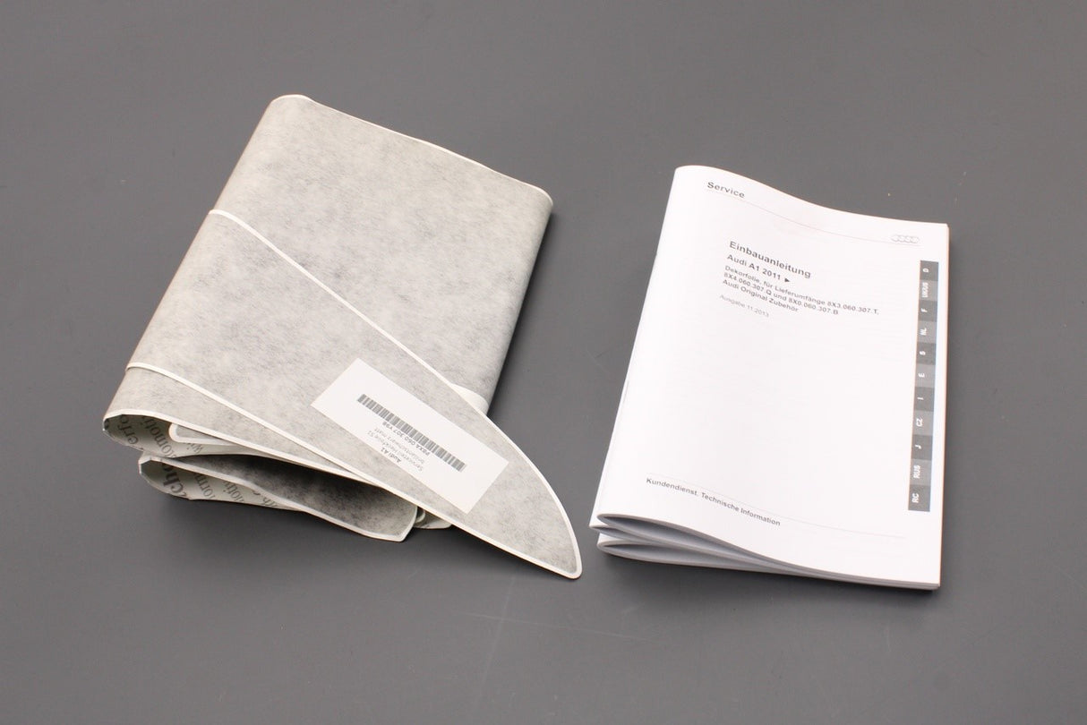 Audi A1 S1 15-18 accessory matt black boot lid vinyl film 8XA060307 Y9B