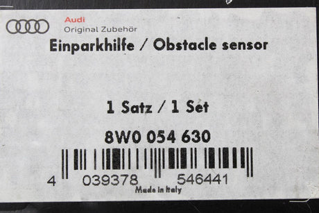 Audi A4 A5 Q5 front retro-fit parking sensor kit (S-Line only) 8W0054630