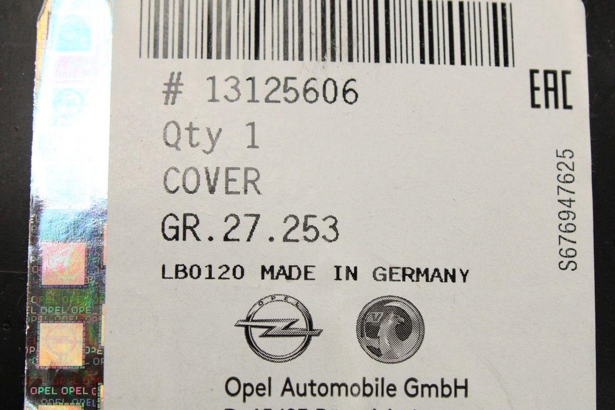 Astra H 04-14 Zafira B 05-15 headlight access dust cover (x1) 13125606