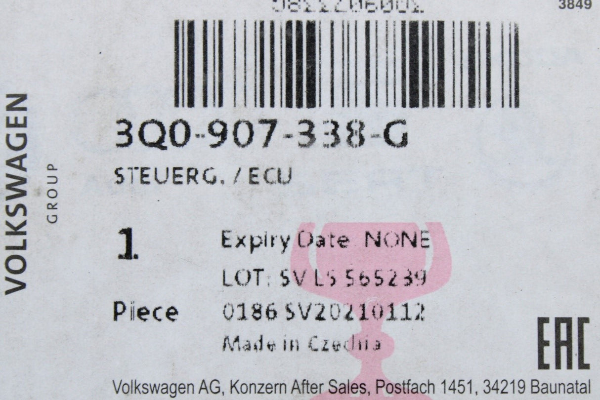 VW Tiguan Audi Q3 Skoda Kodiaq SEAT headlight control module 3Q0907338G