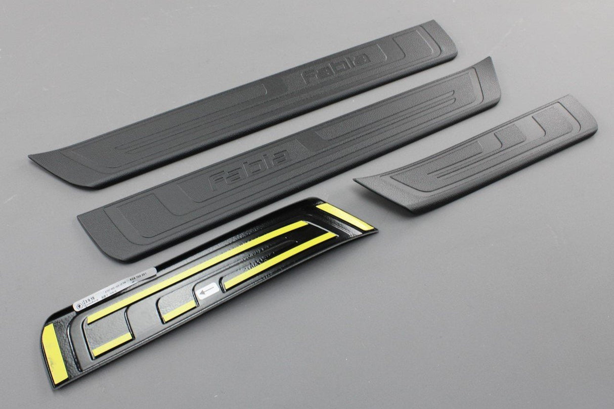 Skoda Fabia 2007-2014 front & rear door sill protector set KDA700001