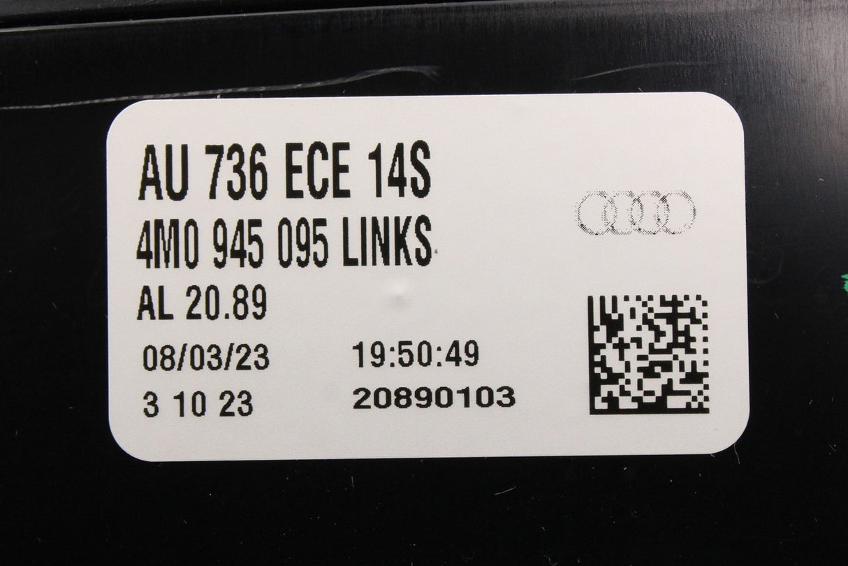 Audi Q7 4M 2016-on rear fog reverse light reflector (left) 4M0945095