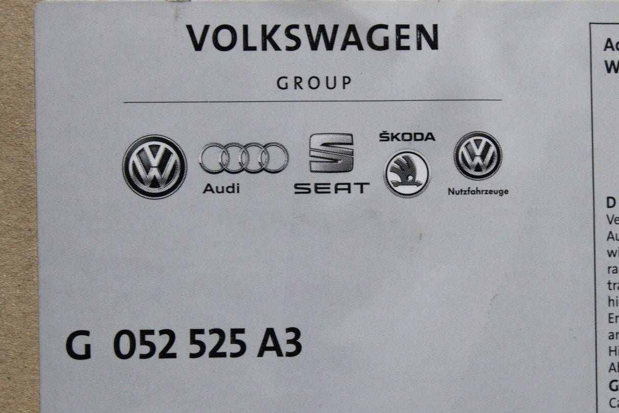 VW Audi Skoda SEAT coolant system cleaning set G052525A3