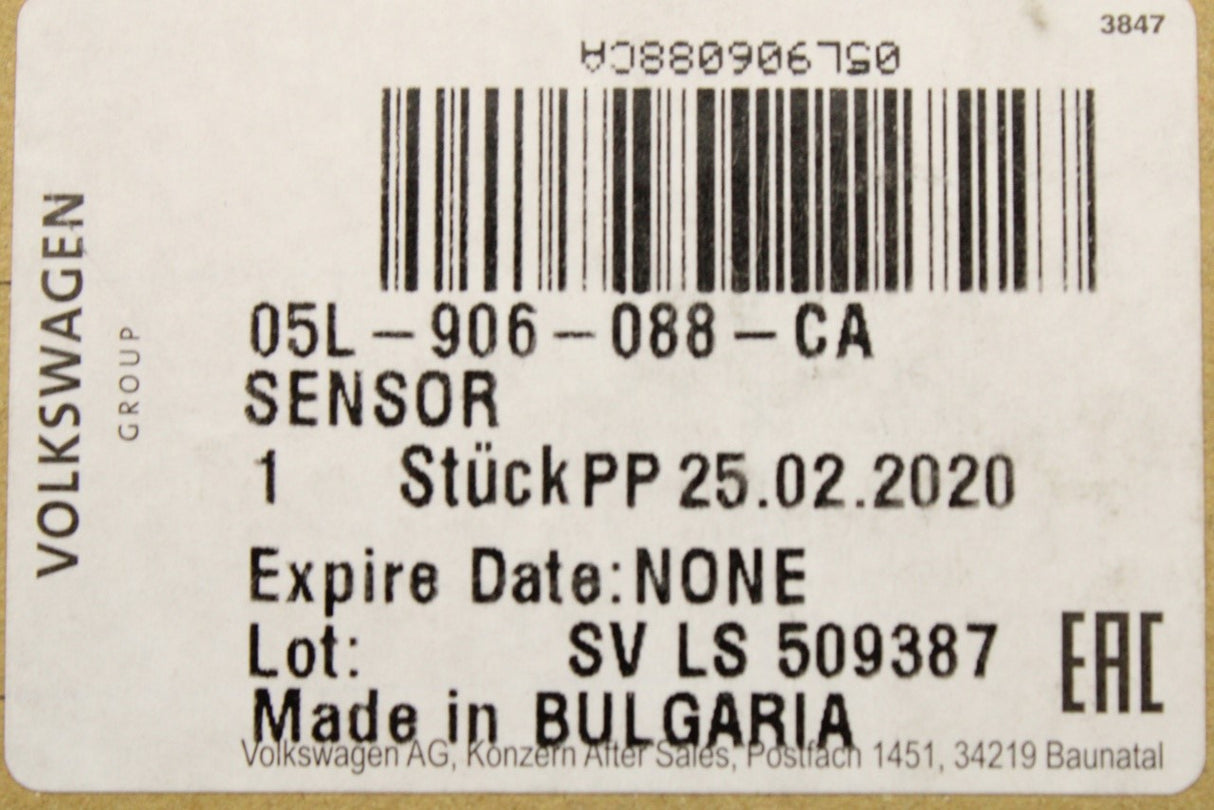 VW Audi Skoda SEAT CUPRA TDI exhaust gas temperature sensor 05L906088CA