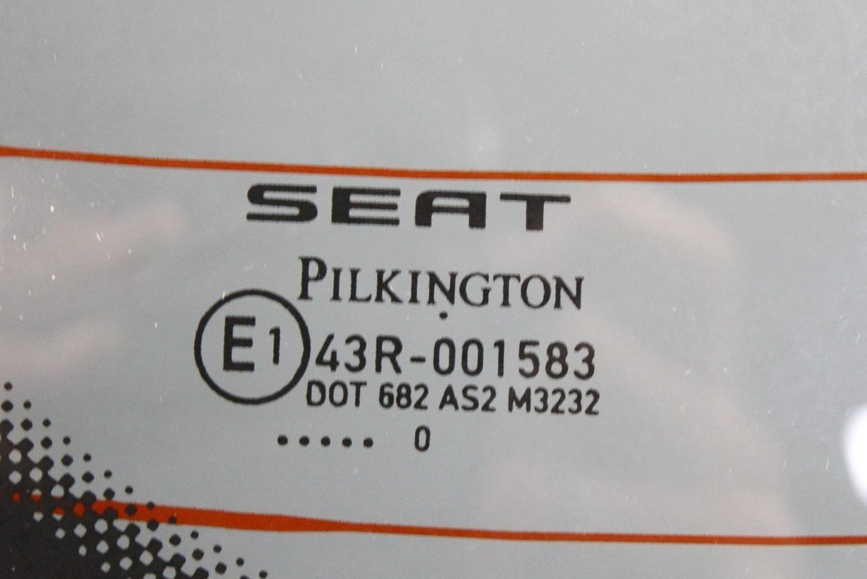 SEAT Ibiza 6J 2016-17 heated rear window tailgate glass 6J4845051 NVB