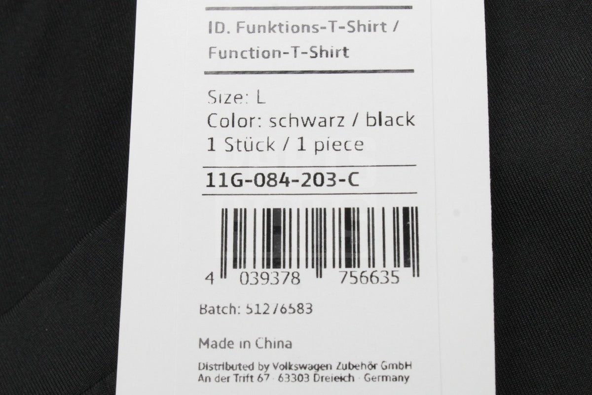 VW ID. collection T-shirt (black, large) 11G084203C