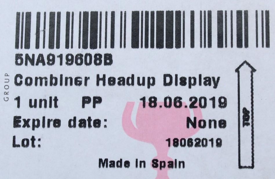 VW Tiguan 2016-on windscreen heads up display control unit 5NA919608B