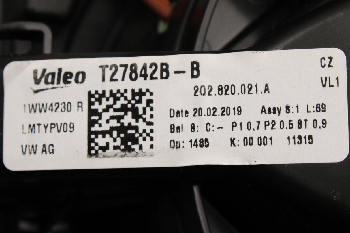 Audi A1 Skoda Kamiq Scala Fabia 19-on heater blower fan motor 2Q2820021A