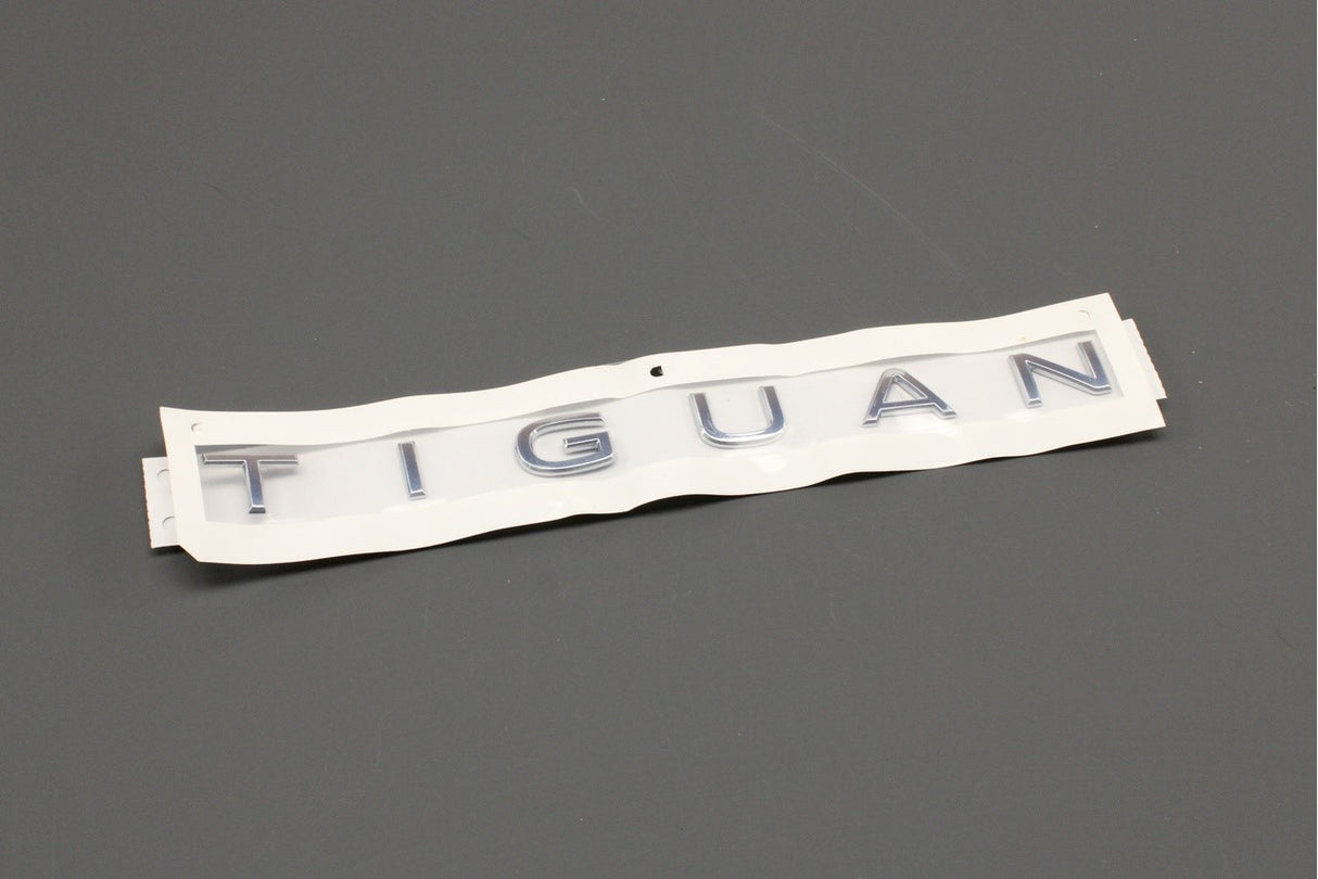 Genuine VW Tiguan 2021-on rear boot lid lettering badge (chrome) 5NA853687H 2ZZ