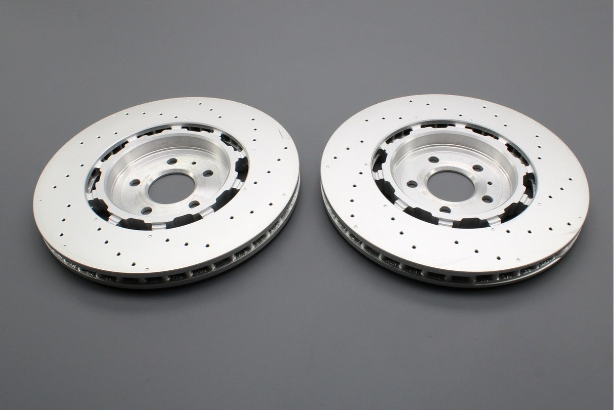 Audi RS6 RS7 RSQ8 2020-on rear brake discs pair (370x30mm) 4K0615601A