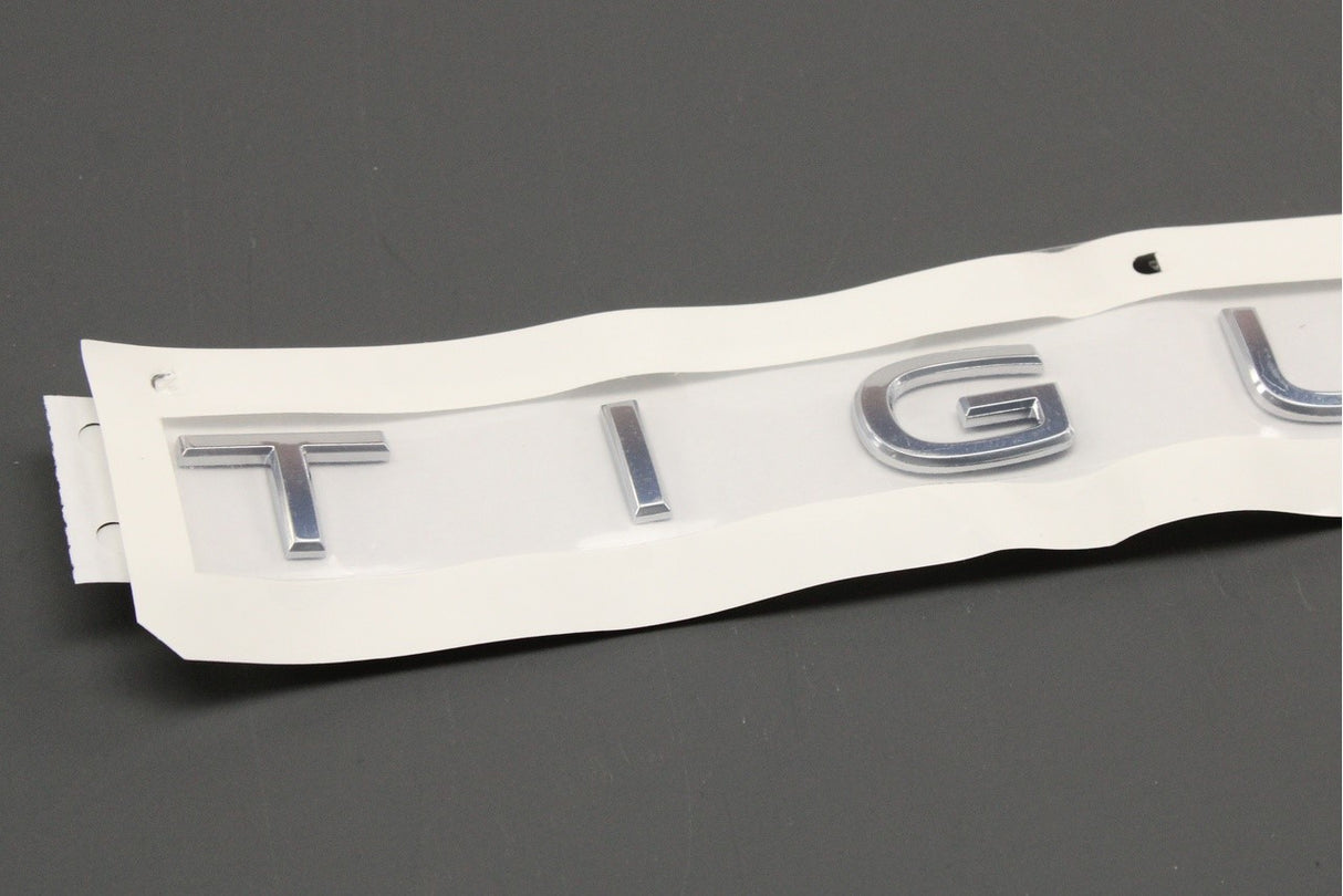 Genuine VW Tiguan 2021-on rear boot lid lettering badge (chrome) 5NA853687H 2ZZ
