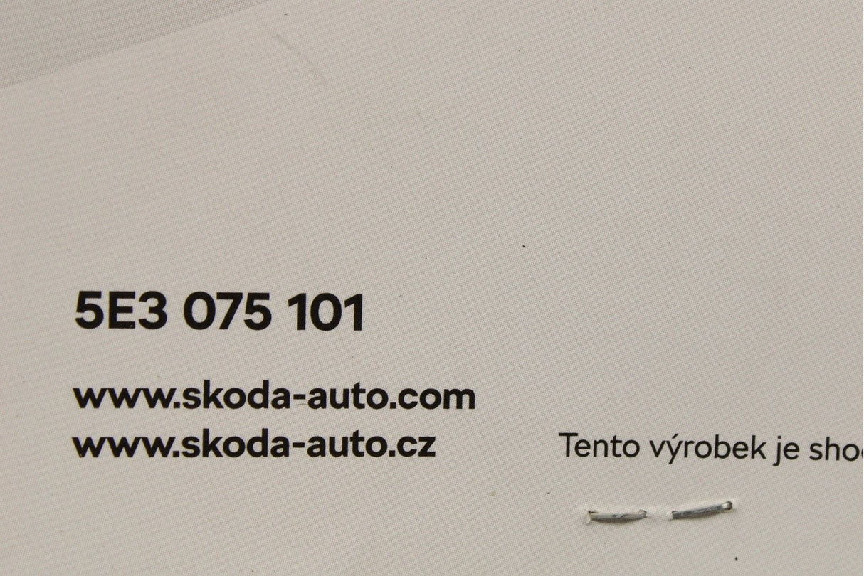 Skoda Octavia Scout 5E 2020-on mud flaps (rear) 5E3075101