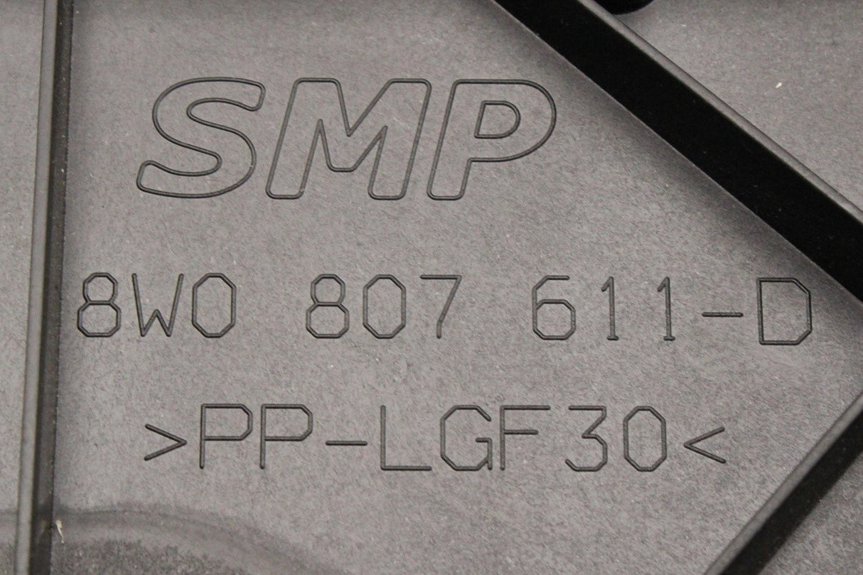 Audi S4 B9 A4 S-Line 2016-24 front bumper under guard cover 8W0807611D