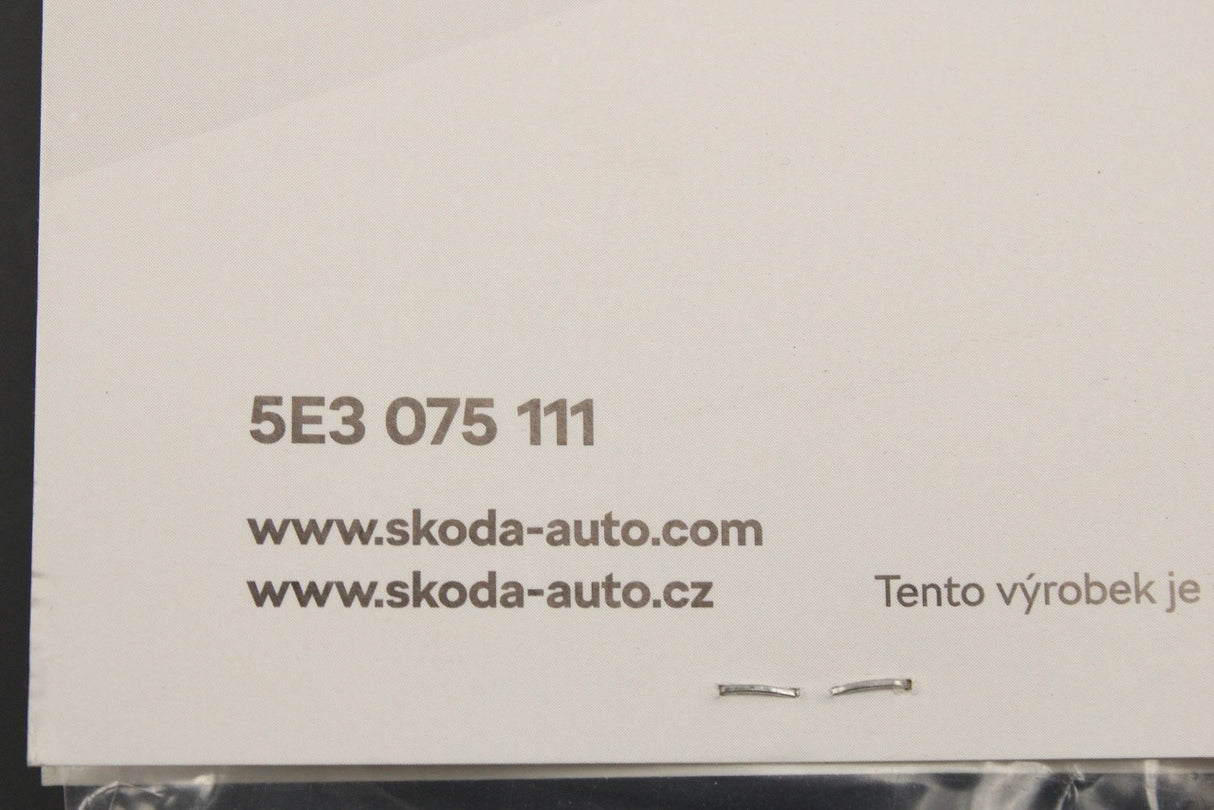 Skoda Octavia Scout 5E 2020-on mud flaps (front) 5E3075111