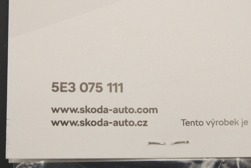 Skoda Octavia Scout 5E 2020-on mud flaps (front & rear) 5E3075101/111