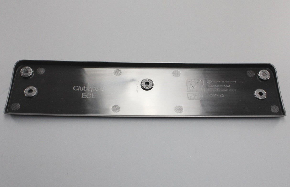 VW Golf GTI Clubsport Ed.40 number plate holder (front) 5G0807287AG 9B9