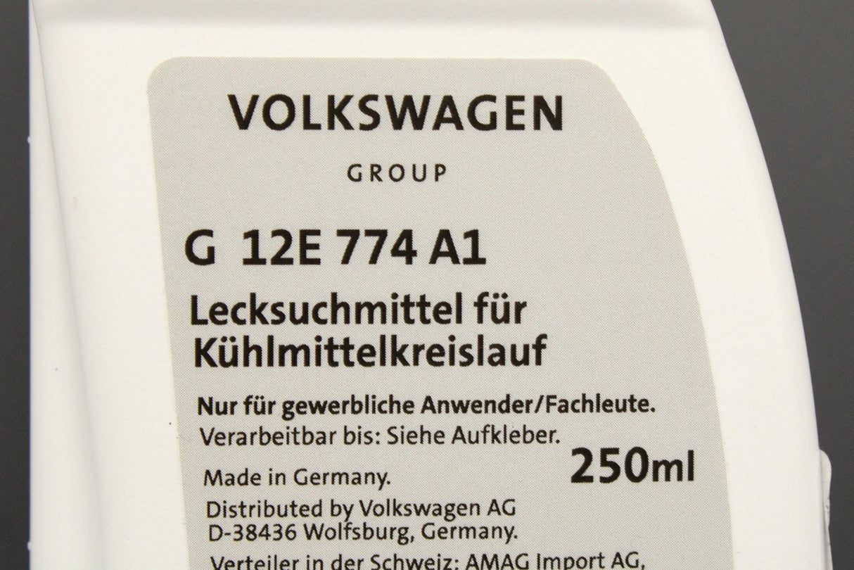 VW Audi Skoda SEAT leak detection agent for coolant circuit G12E774A1