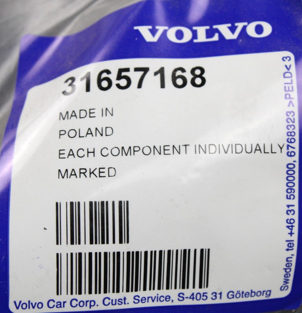 Volvo V40 coolant hose kit 31657168