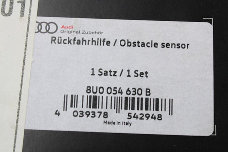 Audi A3 Q3 retrofit parking sensor kit S-Line only (front) 8U0054630B