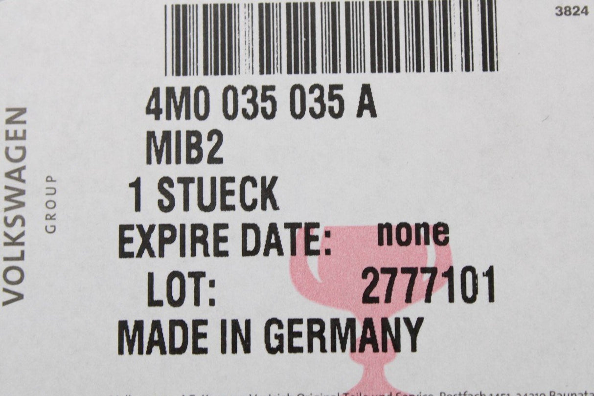 Audi Q7 4M 2016-on multi-media central computer (MIB high) 4M0035035A